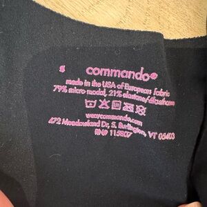 Commando Black Bodysuit